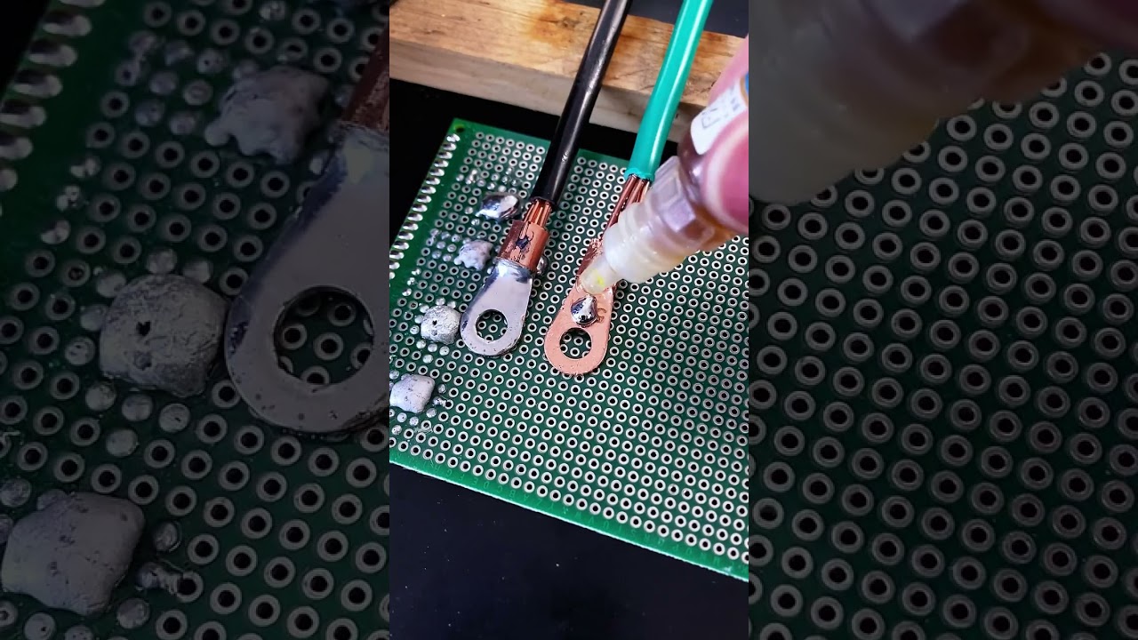 Add a drop of this extra  strength flux for quick soldering  
