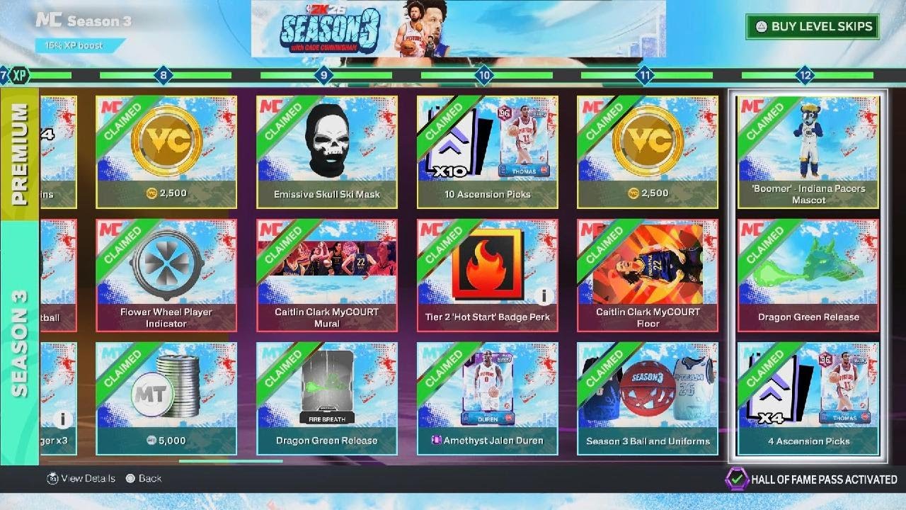 Buying and Showcasing the NBA 2K26 Season 3 Pass
