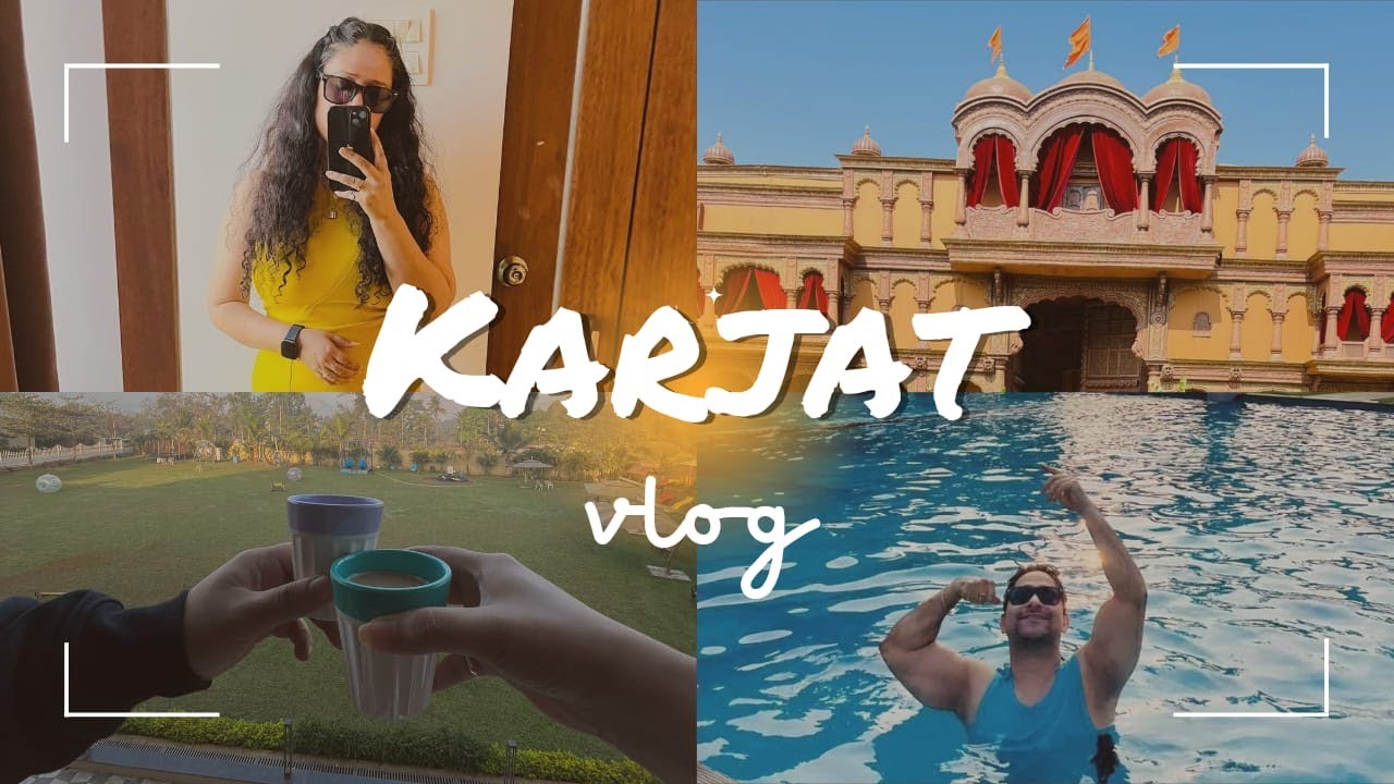 Karjat Vlog |Staycation in karjat |Mumbai to karjat |ND Studio |Morbe dam |Things to do in karjat