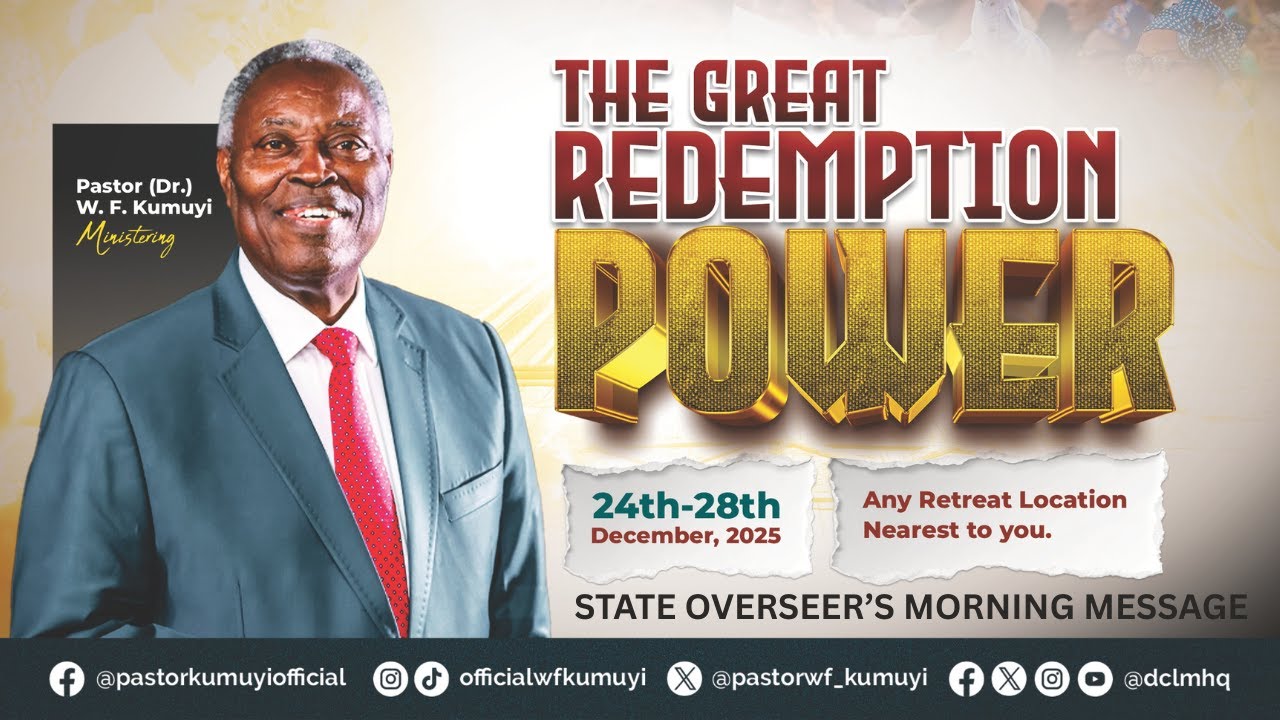 GLOBAL DECEMBER REREAT || ADULT CAMP MORNING MESSAGE BY THE STATE OVERSEER || DAY 2 || 25/12/2025