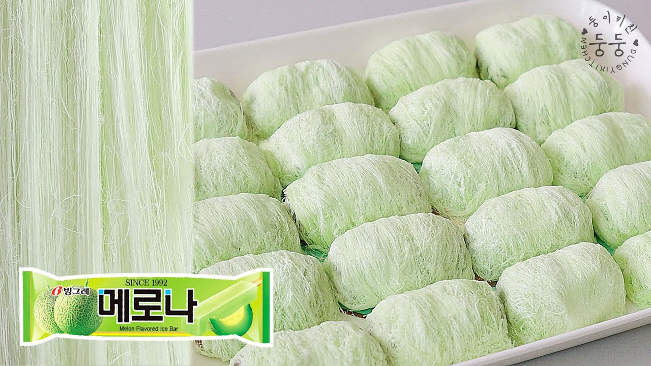 Мороженое Dragon's Barbe Candy - Корейская улица еда