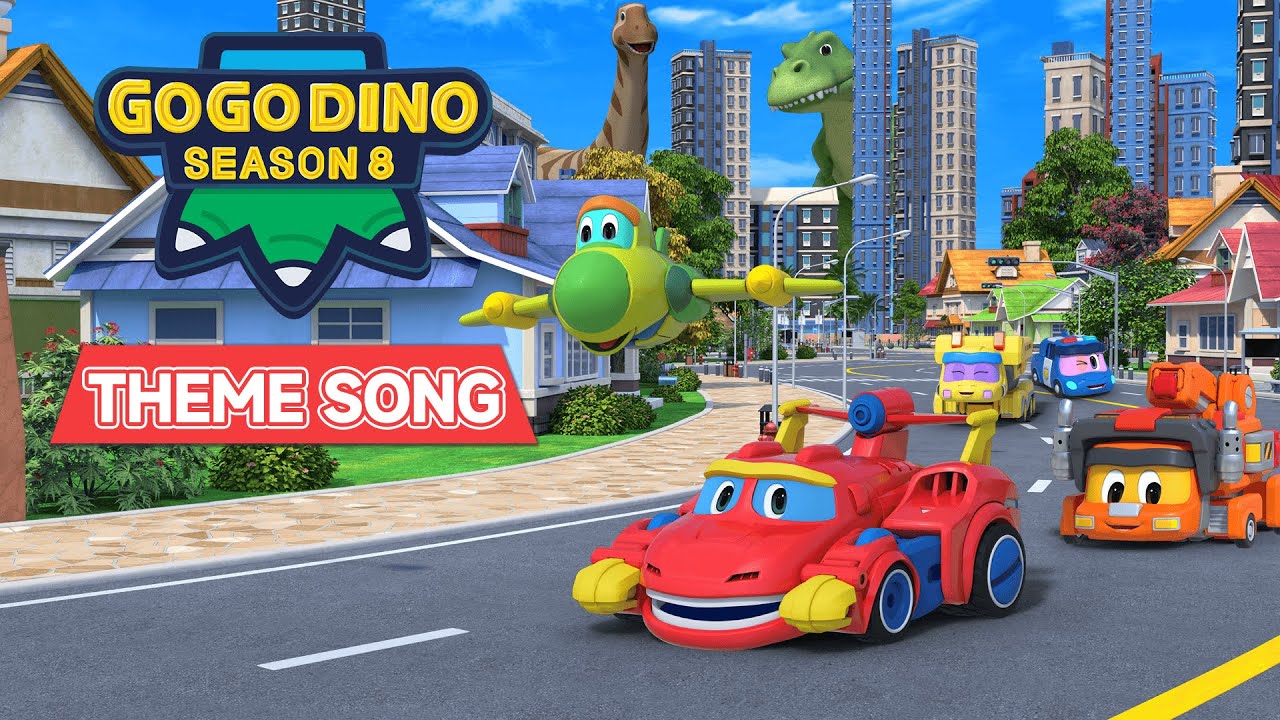 🌟 NEW Season 🌟 GoGoDino Season 8 | Theme Song | Dinosaurs Town | Nursery Rhyme | Kids Cartoon | 2025
