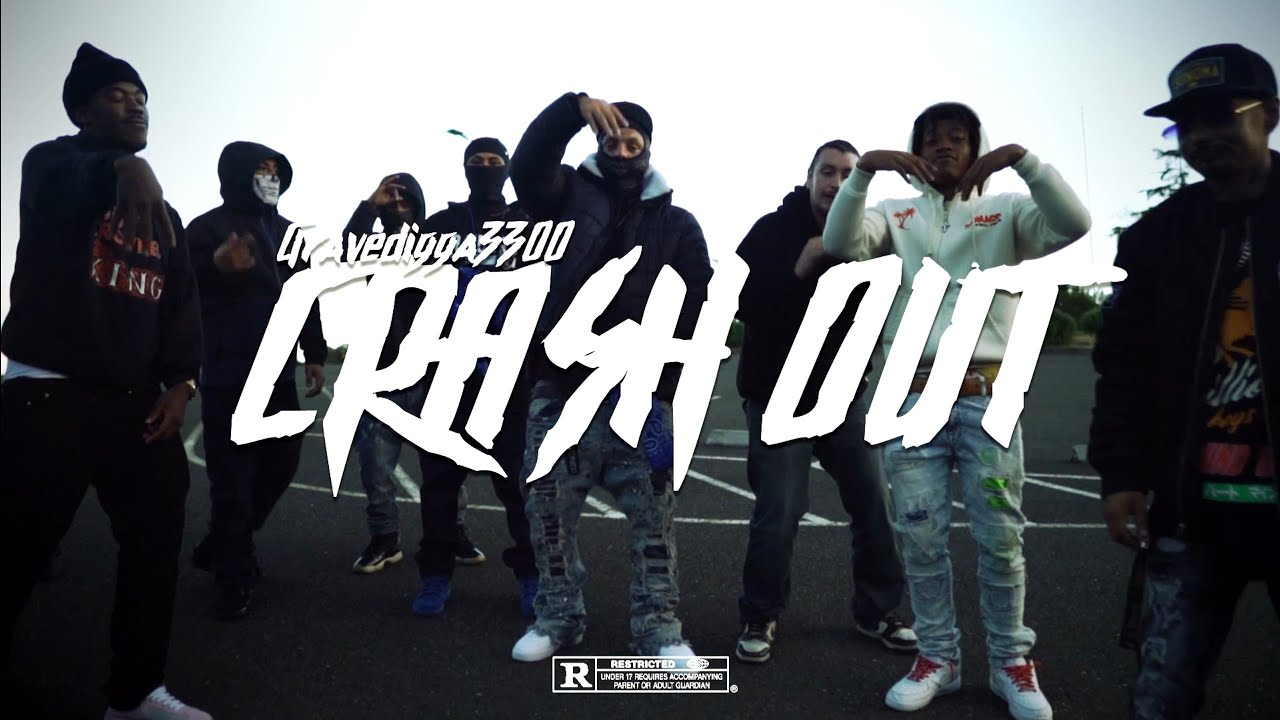 Gravedigga 3300 - Crash Out 3z (Official Video) ( Rico 2 Smoove, Bfd, Lazyboy Diss)