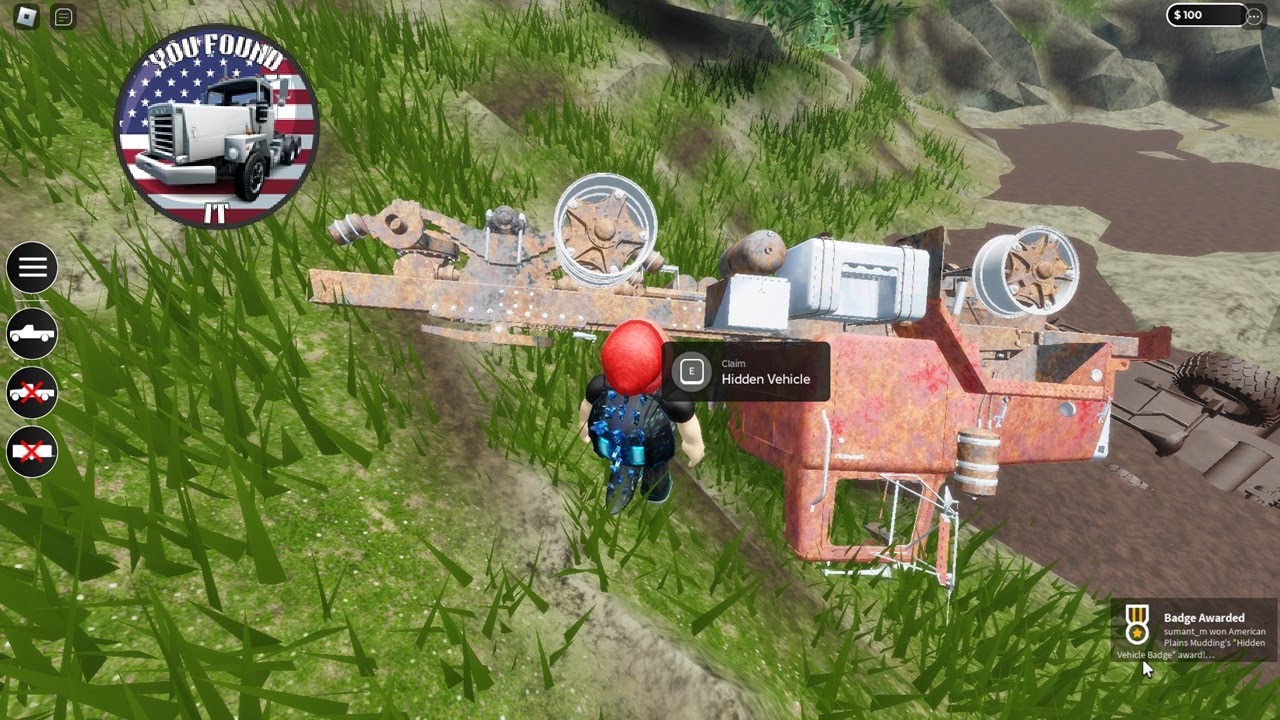 American Plains Mudding Roblox Hidden Vehicle Location (Truck)