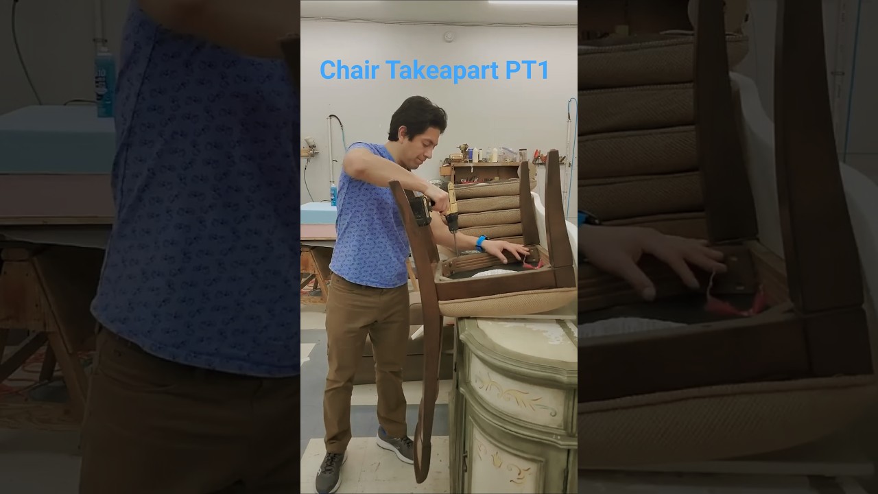 How To Take Apart A Dining Room Chair (Pt.1)