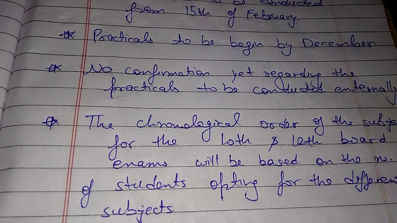 CBSE board exam date sheet 2020 | cbse class 12 / class 10 date sheet 2020