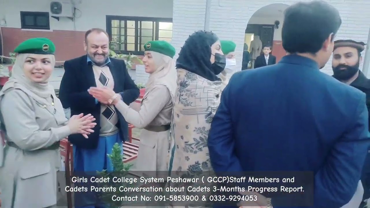Girls Cadet college System peshawar (GCCP) Staff Members and Cadets Parents Conversations