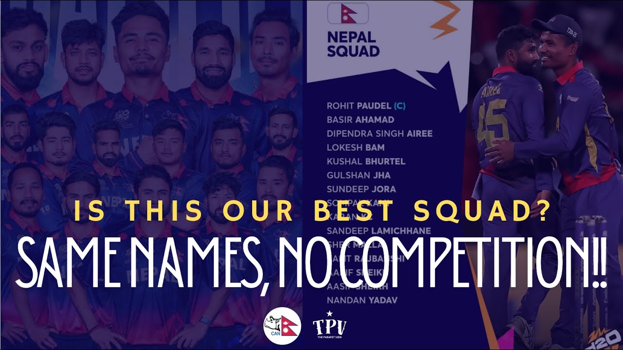 Nepal WC Squad Review 🇳🇵 | Does Nepal Lack a Strong Player Pool?