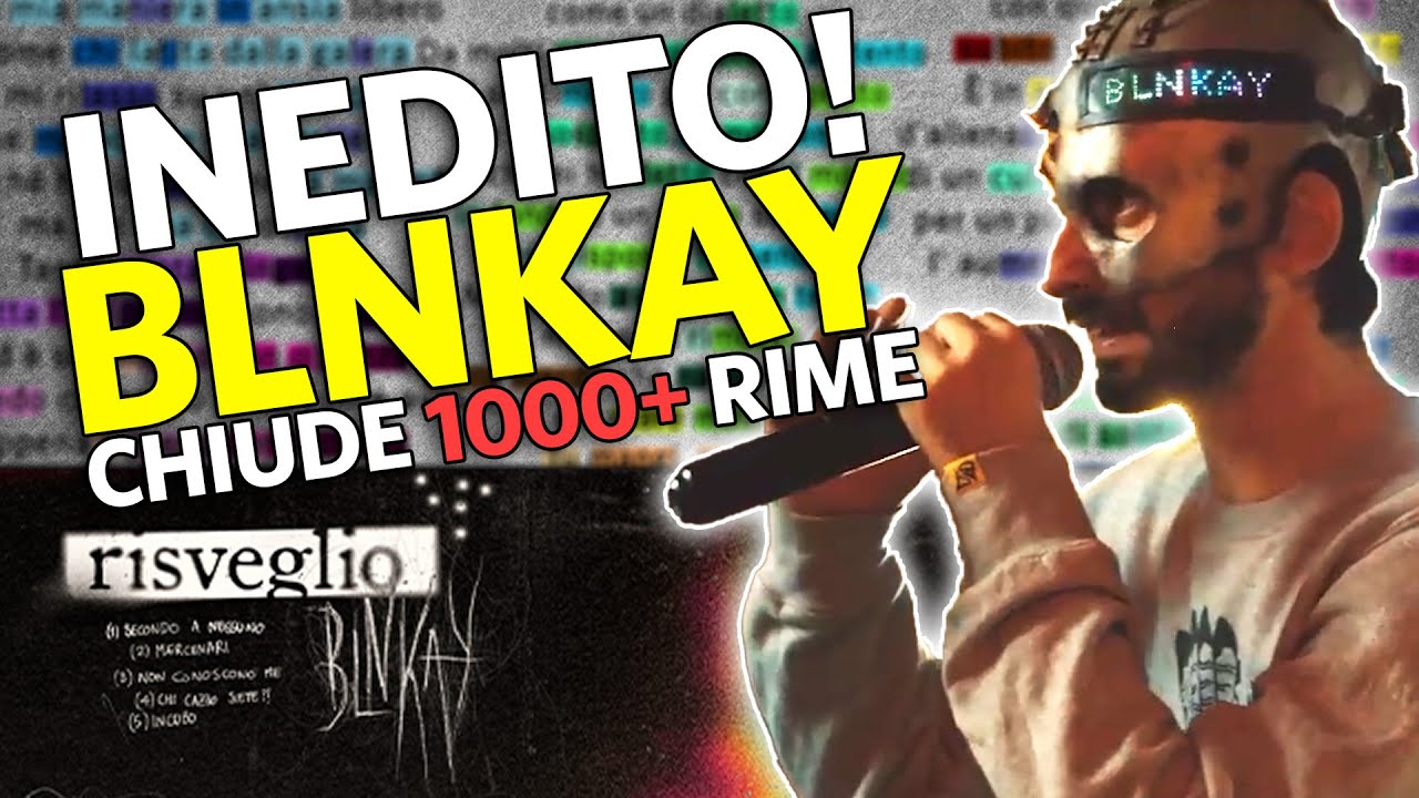 BLNKAY chiude +1000 RIME in RISVEGLIO EP | CHECK THE RHYME INEDITO