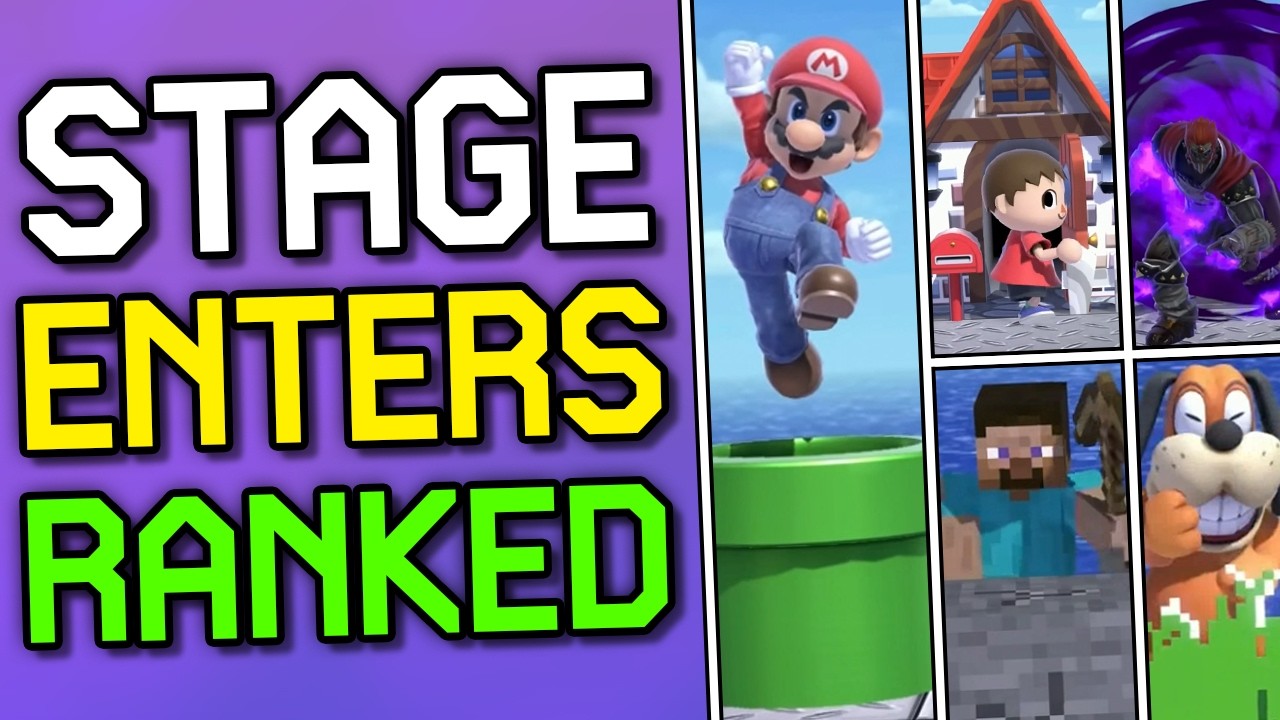 Ranking EVERY Stage Entrance Animation in Super Smash Bros Ultimate!