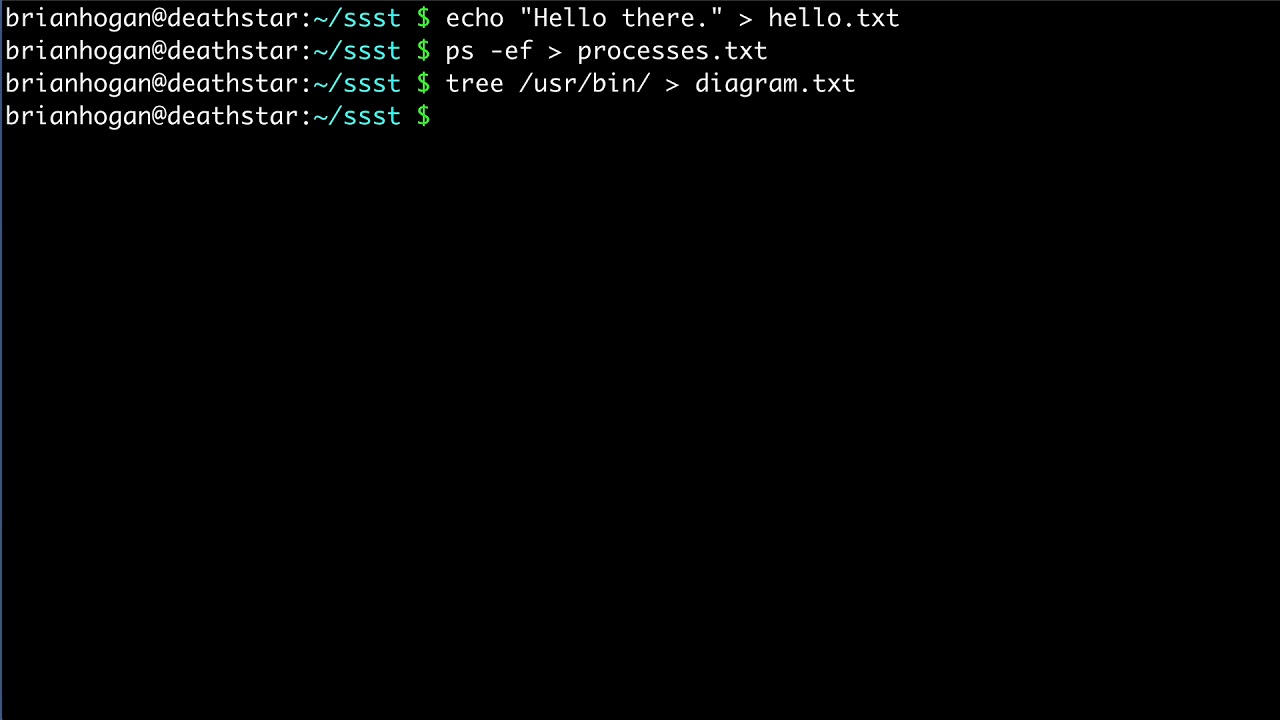 7. Saving Program Output to Files