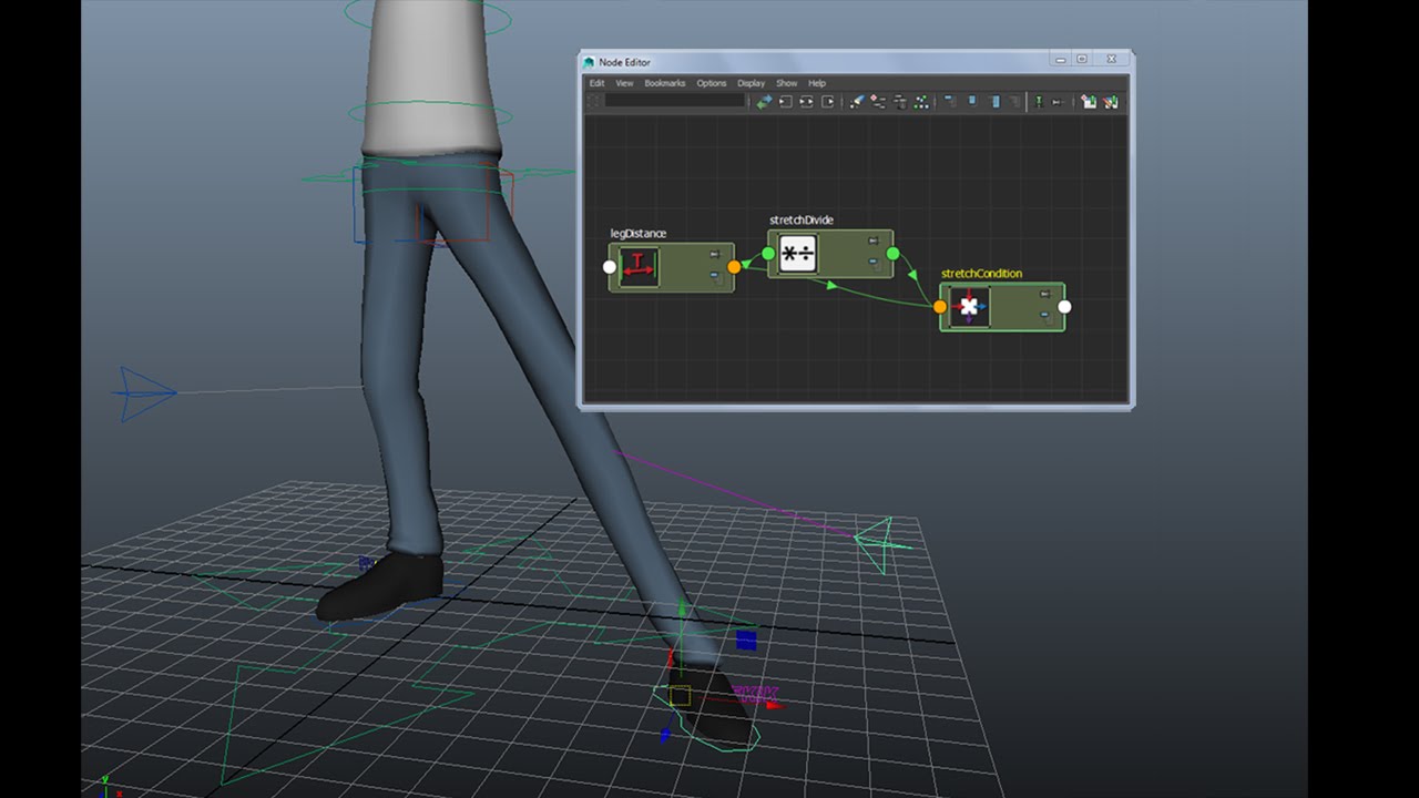 Tutorial: Creating Stretchy Legs with Utility Nodes