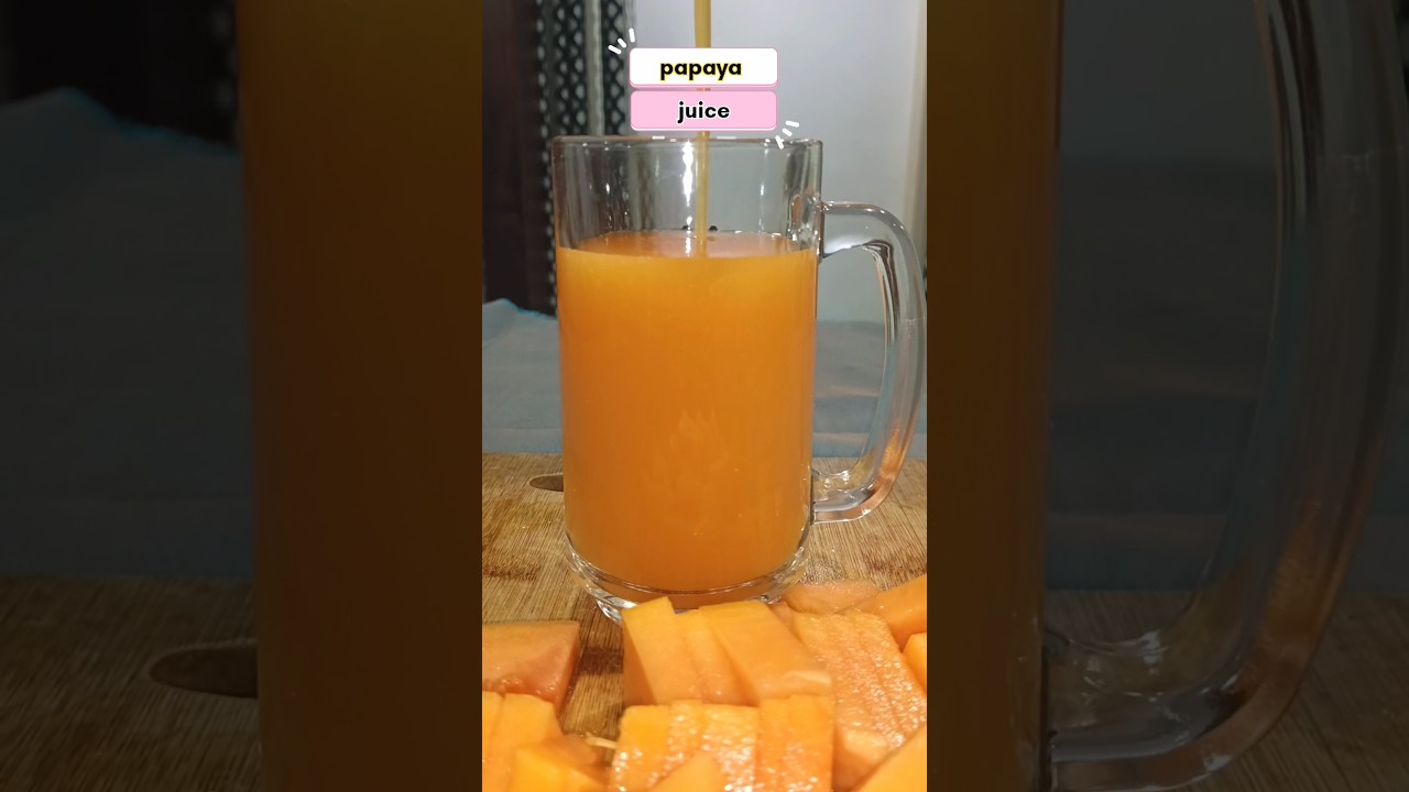 🍹Papaya Ginger Juice | Natural Detox Drink 💚🔥 | Weight Loss Juice