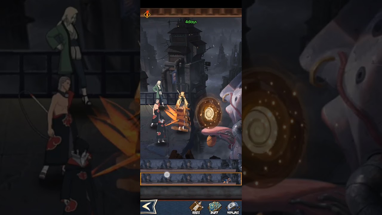 Ultimate Ninja AFK Begginers Guide. Playing Amegakure (Jugando Amegakure)