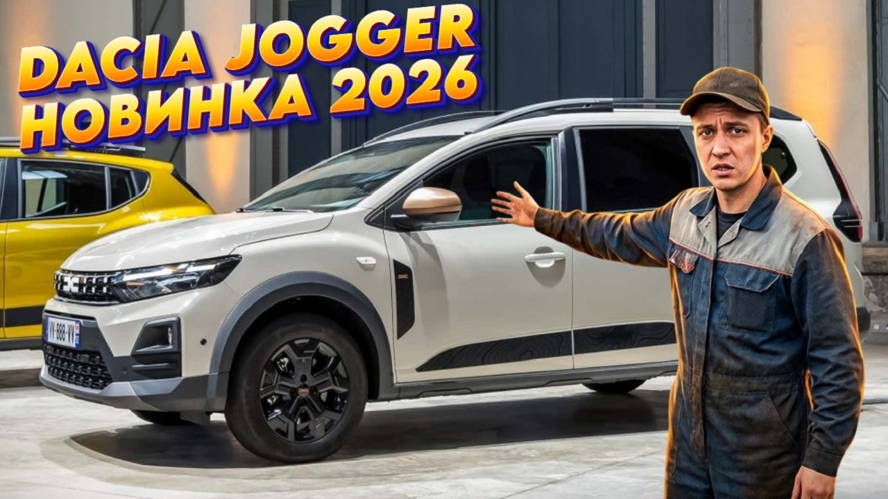 Dacia Jogger 2026 Стильный и Доступный Семейный Автомобиль!
