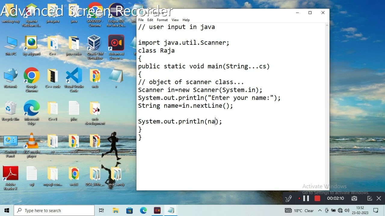 java user input#userinput #java #youtubeshorts #java