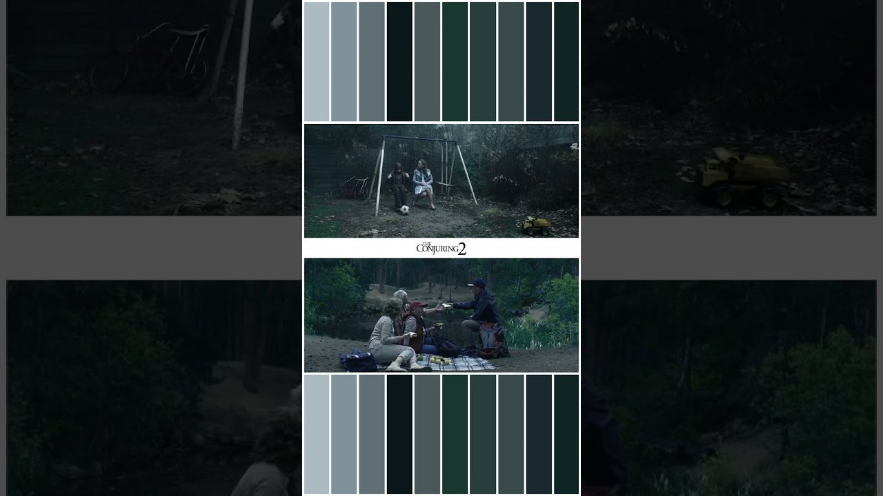The Conjuring 2 color grade with Movie LUTs