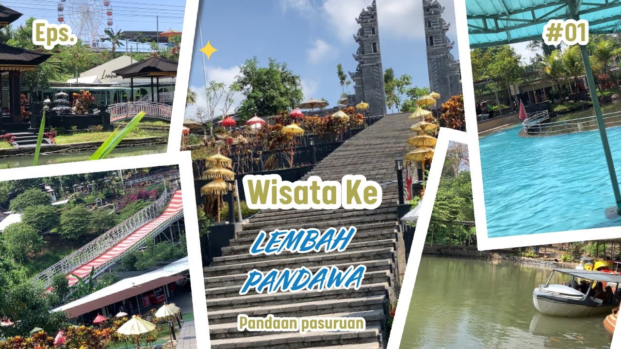 WISATA LEMBAH PANDAWA , PANDAAN PASURUAN BERMACAM MACAM WAHANA ADA DI DALAM , HARGA TIKET MURAAHHH 