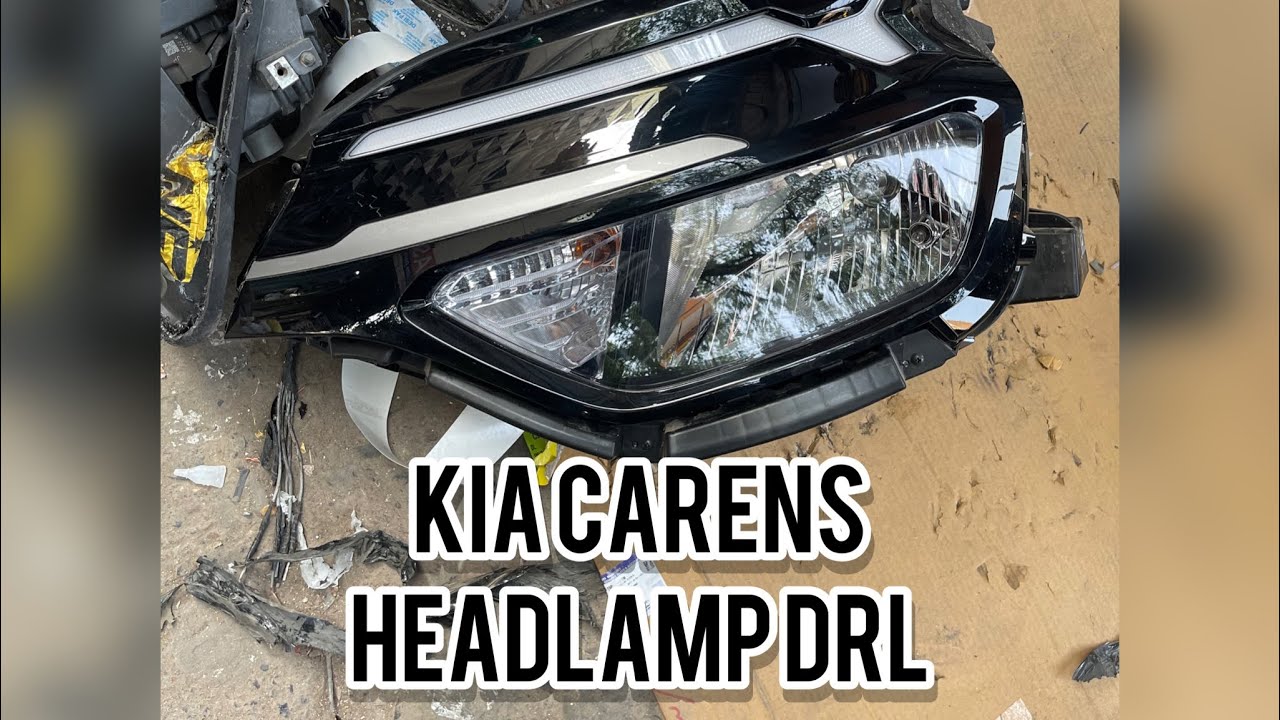 KIA CARENS BASE MODEL HEADLAMP UPGRADED WITH LED DAY TIME RUNNING LIGHTS || DJ’S AUTOMOTIVE ||