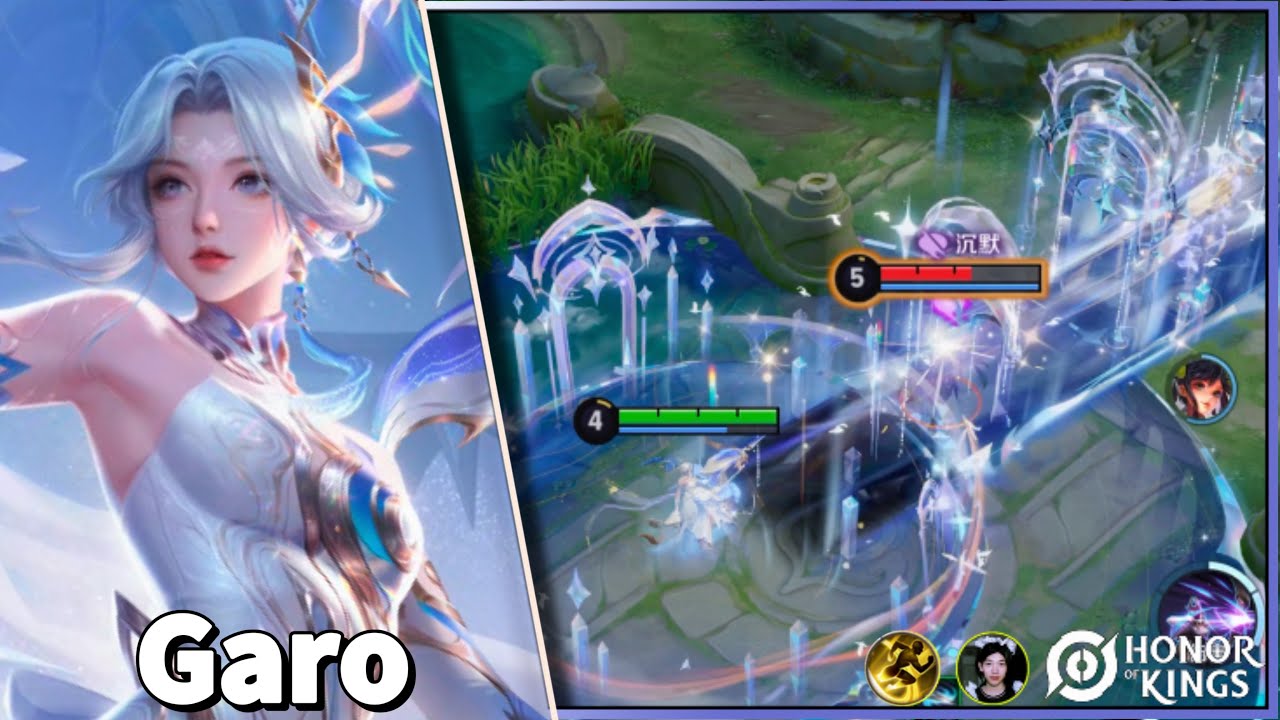 Garo｜Elegant, beautiful, sacred, pure｜Elegante, belo, sagrado, puro.｜Honor of Kings