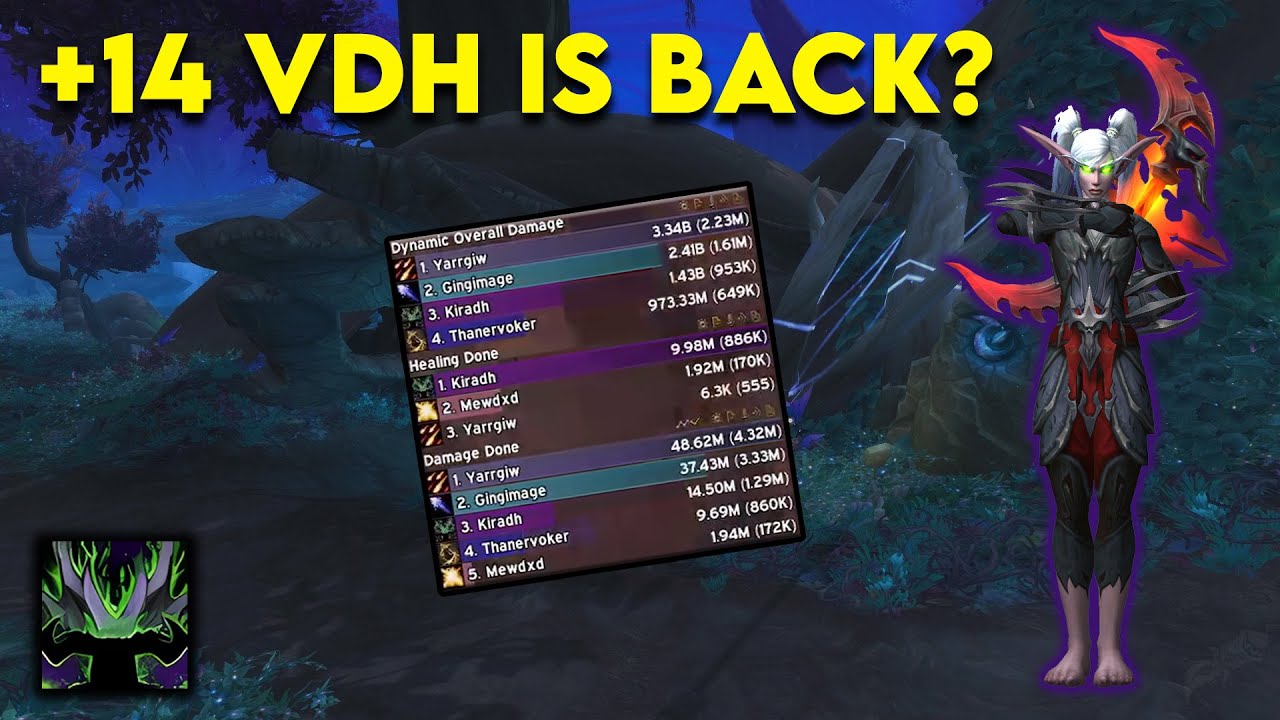 +14 Mists of Tirna Scithe | VDH PoV | The War Within Beta WOW