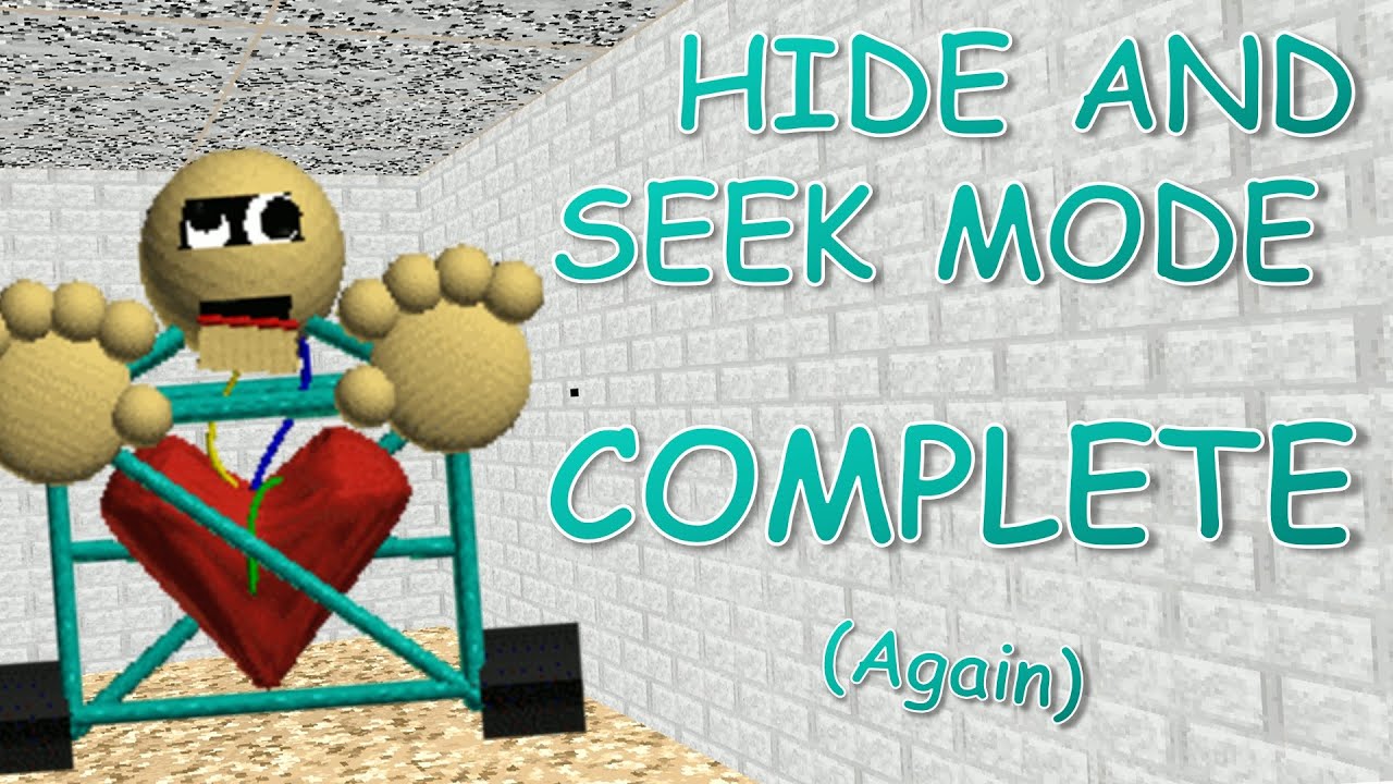 Hide and Seek Mode Complete (No Deaths) | Baldi's Basics Plus v0.3.0
