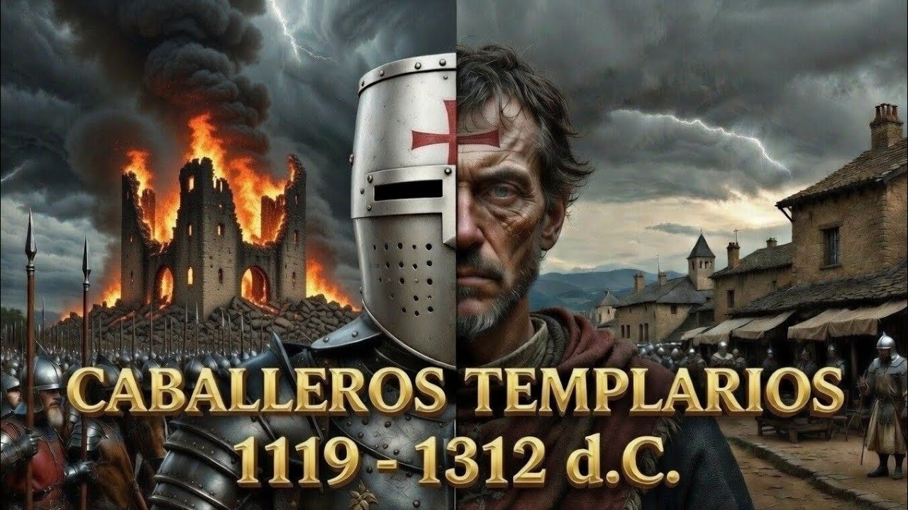 Asi era REALMENTE La Vida De Los Caballeros Templarios en el Año 1119 - 1312 d.C (Reconstruccion IA)