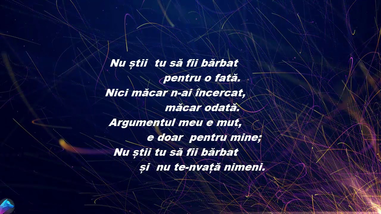 Irina Rimes - Nu Stii Tu Sa Fii Barbat Versuri/Lyrics