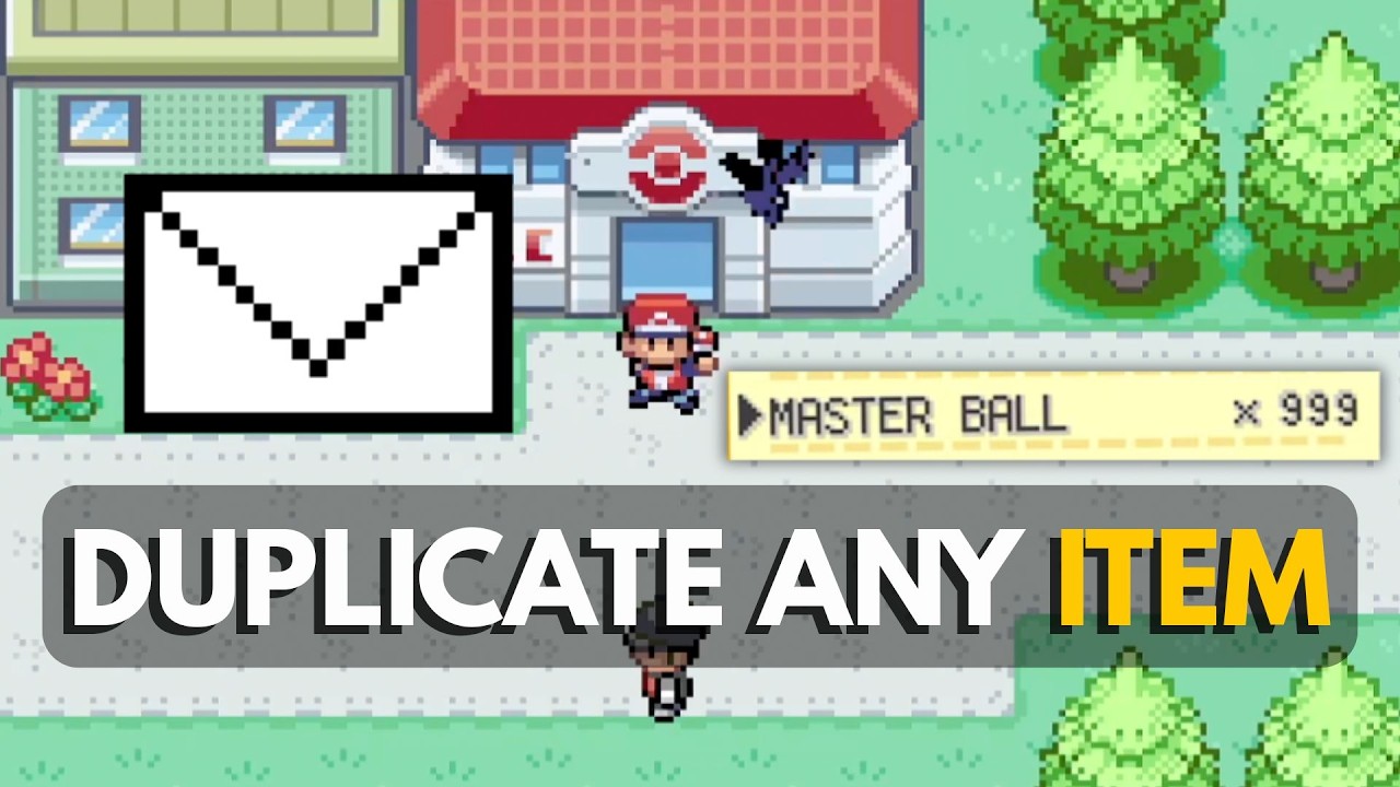 INFINITE ITEM DUPLICATION IN POKÉMON FIRERED & LEAFGREEN NINTENDO SWITCH VERSION (MAIL GLITCH)