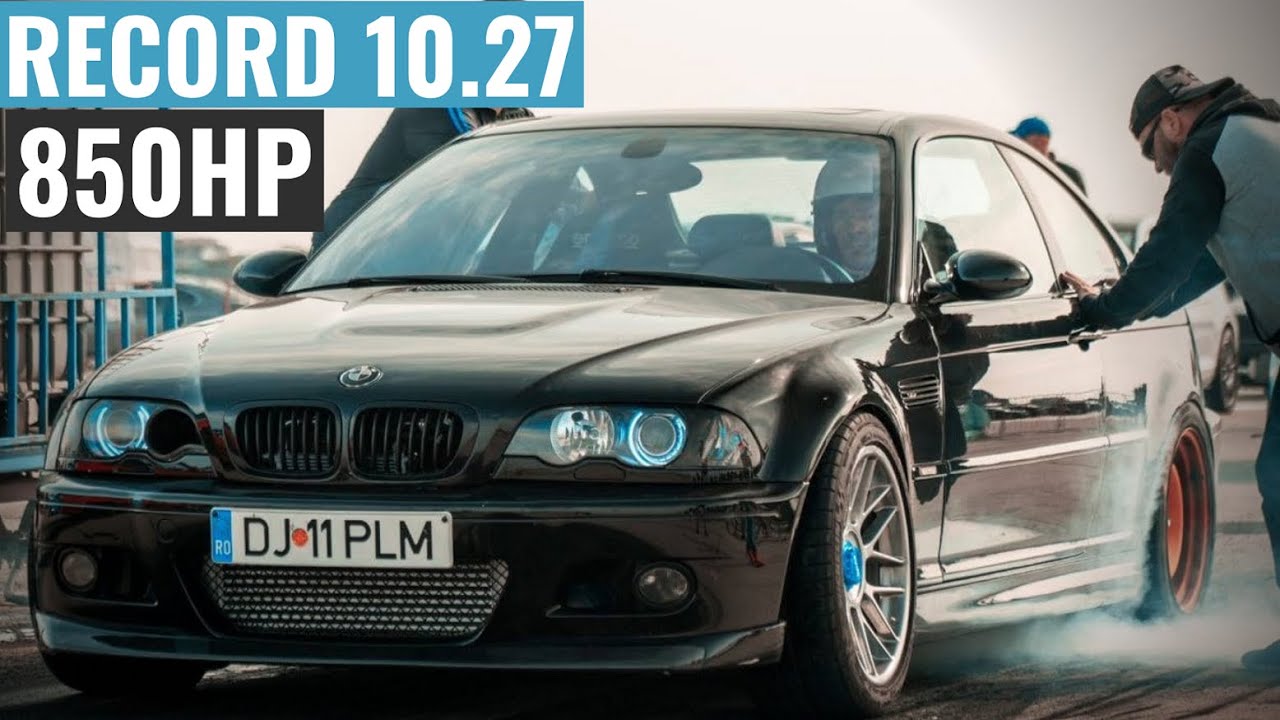 BMW M3 E46 TURBO 850HP - RECORD 10.27