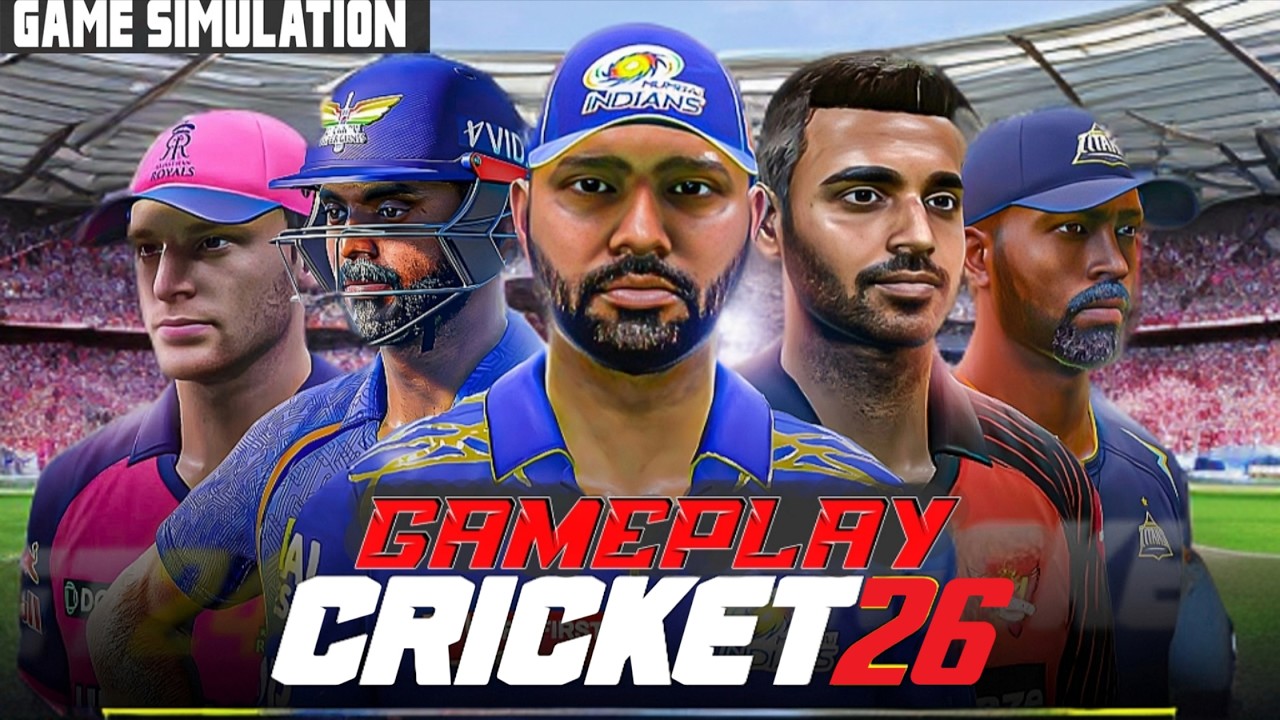 INDIA vs ZIMBAMWE World Cup 2026 | Cricket 26 Gameplay &ndash; Big Sixes & Close Finish