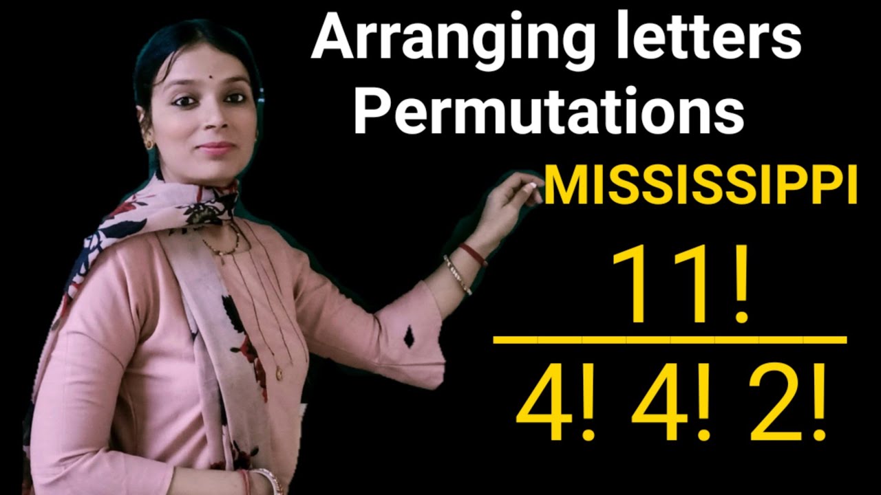 Permutations Combination | Arranging Letters of a given words | Permutations class 11/ JEE