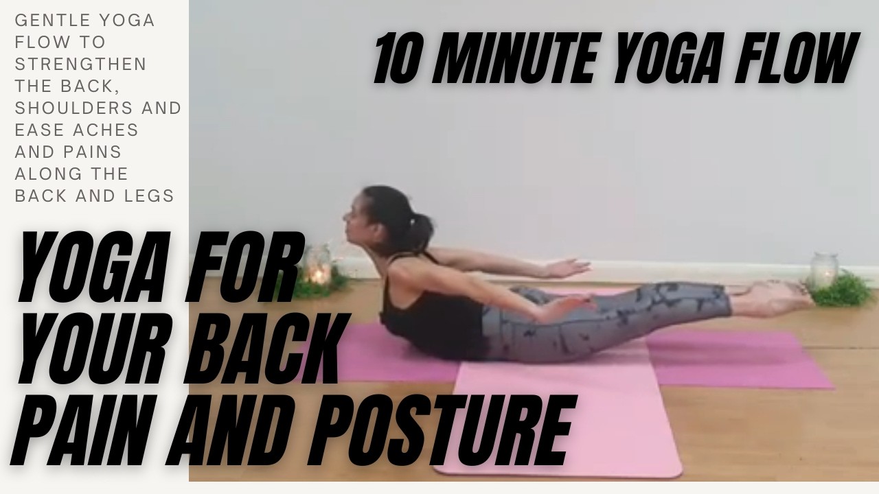 10 Minute Yoga Flow To Strengthen The Back and shoulders. 