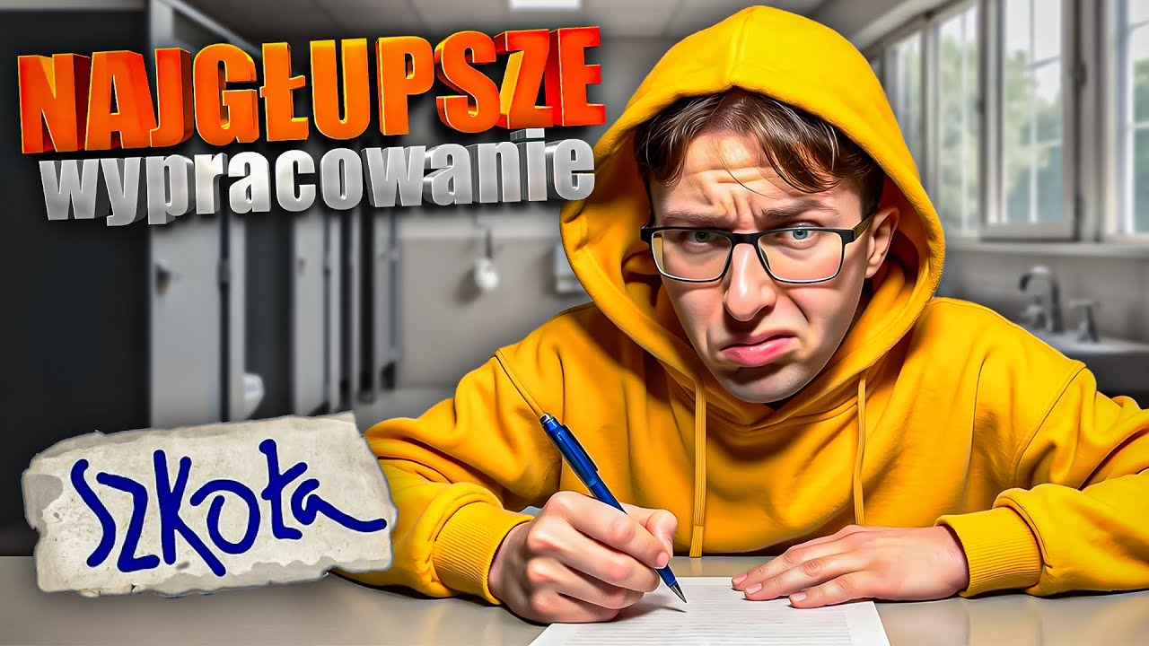 WYPRACOWANIE W SZKOLNYM KIBLU...*szkoła*