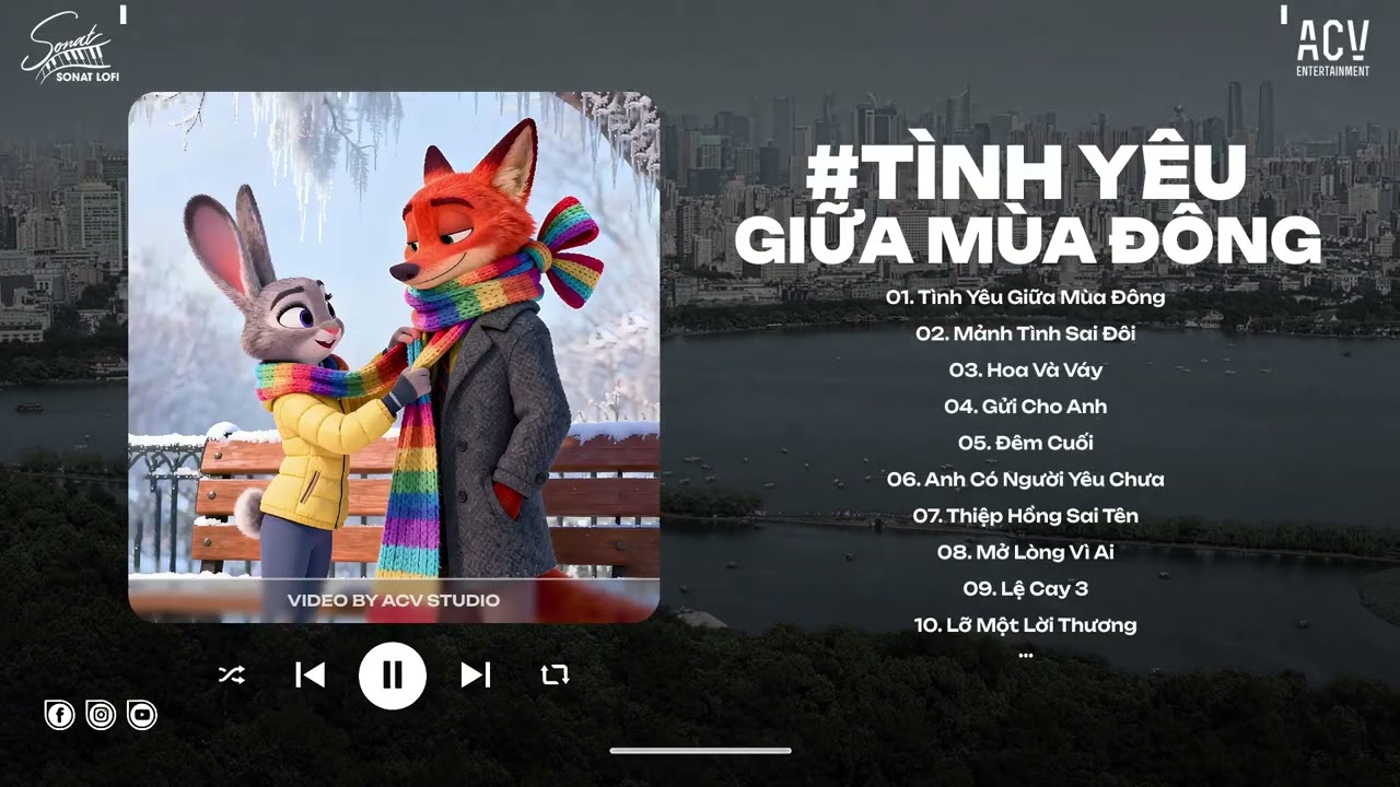 Vì tình yêu sẽ xóa tan giá băng... Tình Yêu Giữa Mùa Đông ♫ Nhạc Lofi Chill Buồn Cho Mùa Đông
