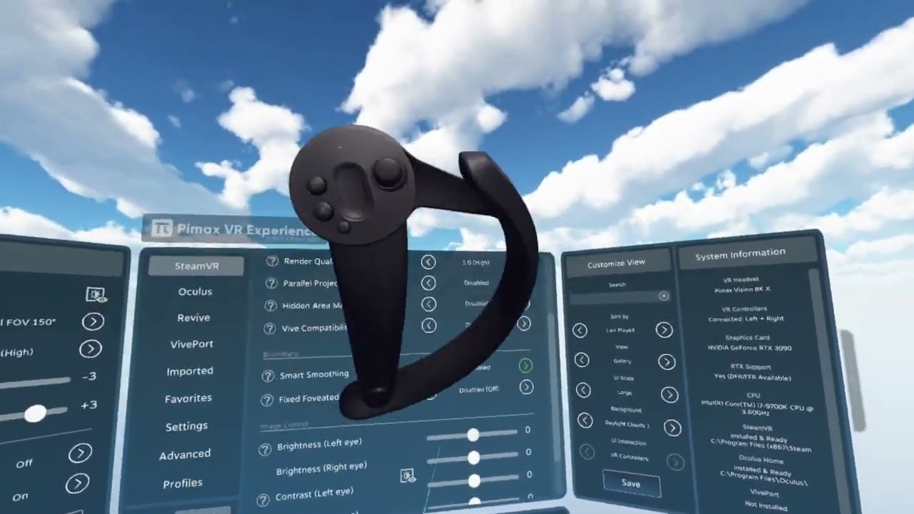 Pimax Experience VS SteamVR *DEUTSCH* (SETUP/GPU SPEED)