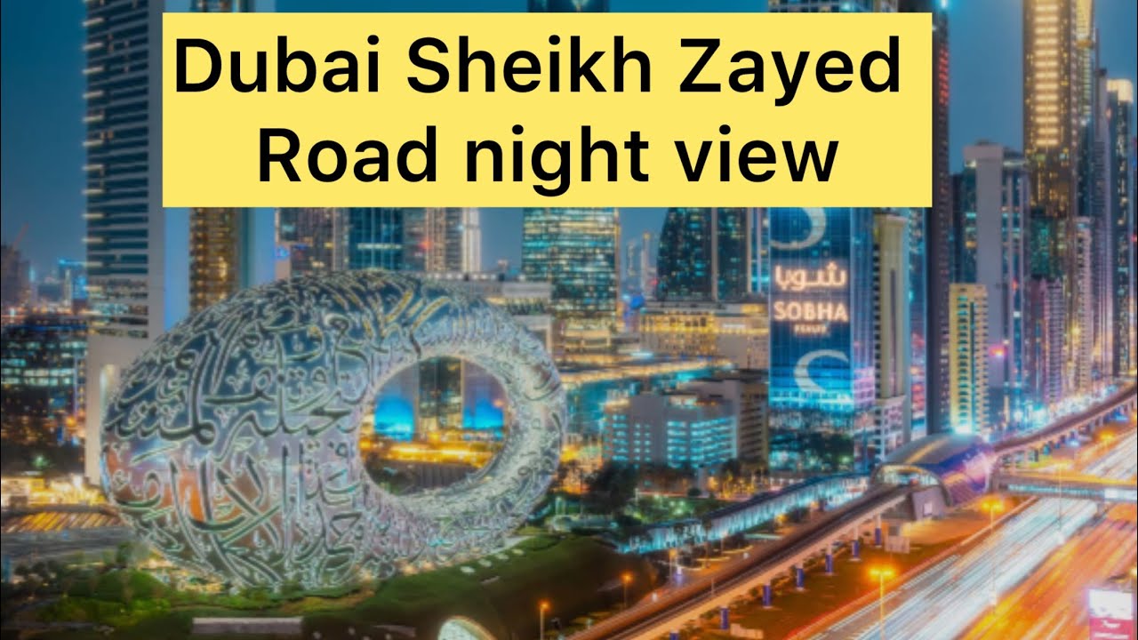 Dubai Sheikh Zayed Road | Driving Tour | Most Famous Road   #sheikhzayedroad #dubainight #4k #uae 