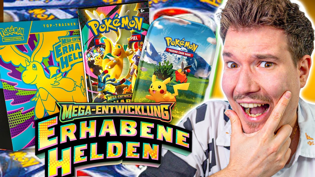 So erscheinen die Erhabene Helden Pokémon Produkte!