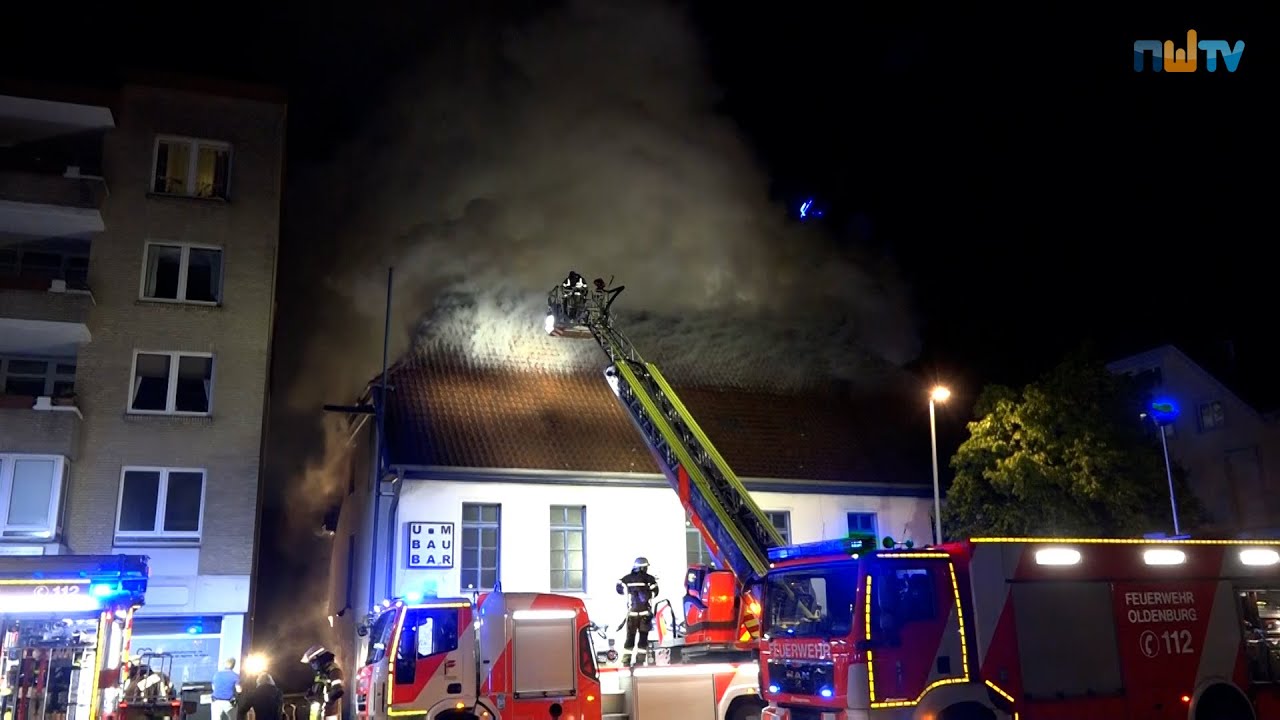 Feuer in Oldenburger „Umbaubar“