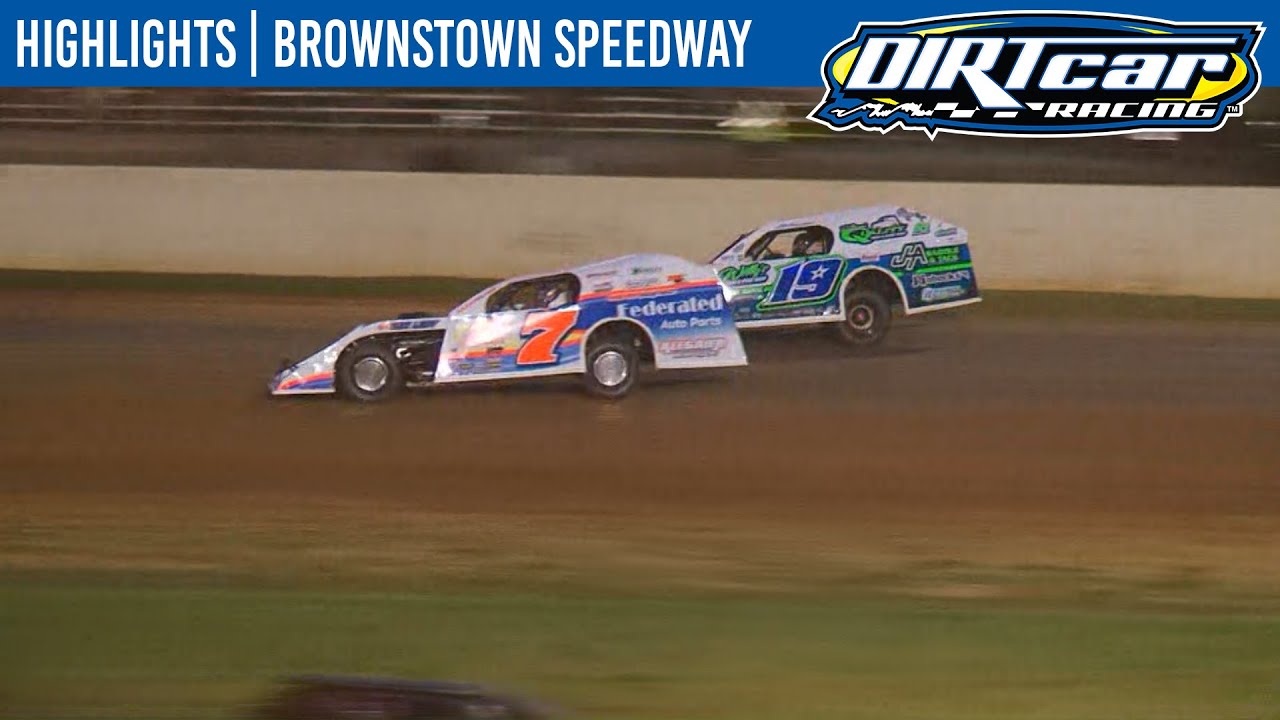 DIRTcar Summer Nationals Modifieds Brownstown Speedway July 8, 2020 | HIGHLIGHTS