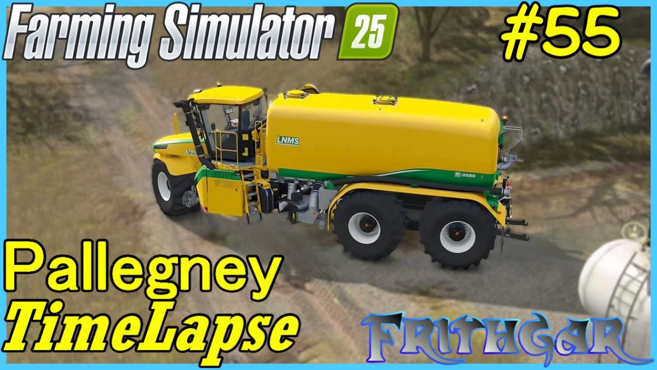 FS25 Timelapse, Pallegney #55: Цистерны для навозной жижи и свинарники!
