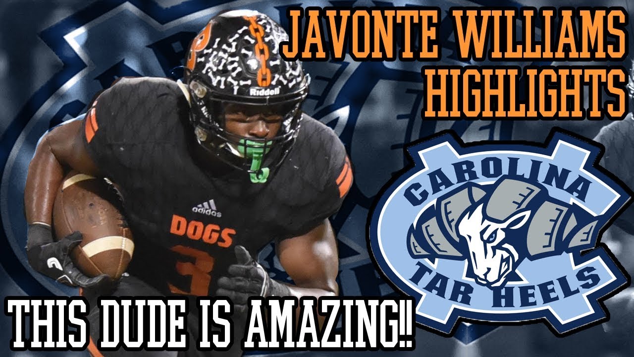 DID UNC LAND THE BEST RB IN THE COUNTRY?!? Javonte Williams Football Highlights - Wallace Rose