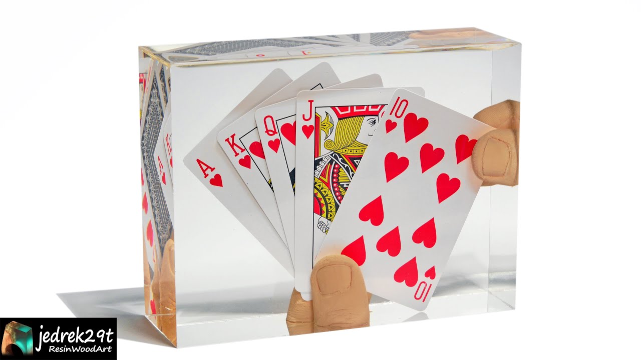 Poker Playing Cards 🃏 in Epoxy / RESIN ART