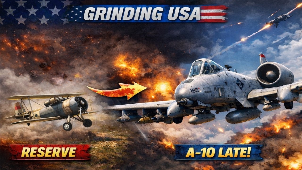 Grinding USA from Reserved to A-10Late.....