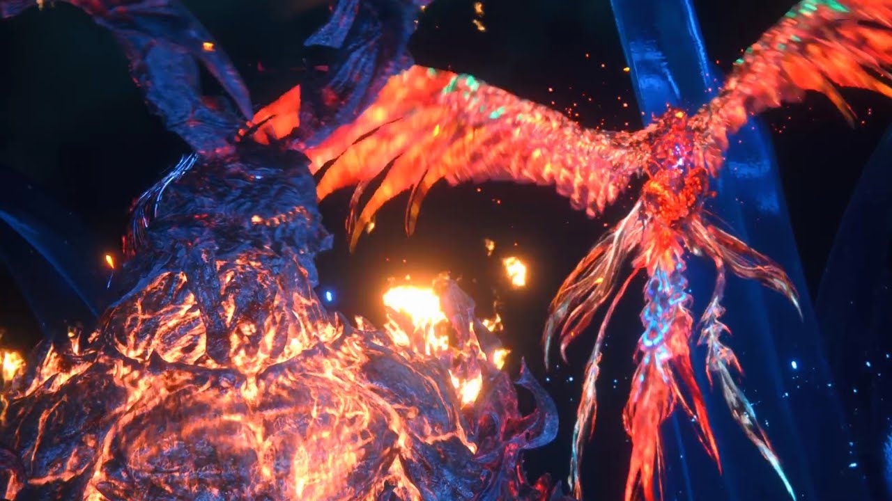 FF16 イフリート&フェニックスVSバハムート