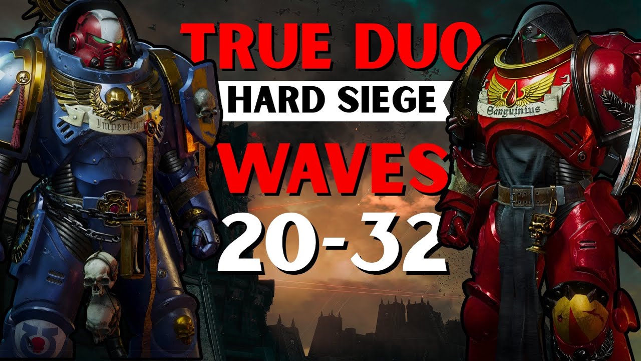 Two Space Marines CONQUER Wave 30+ in Max Difficulty Siege Mode - True Duo Space Marine 2