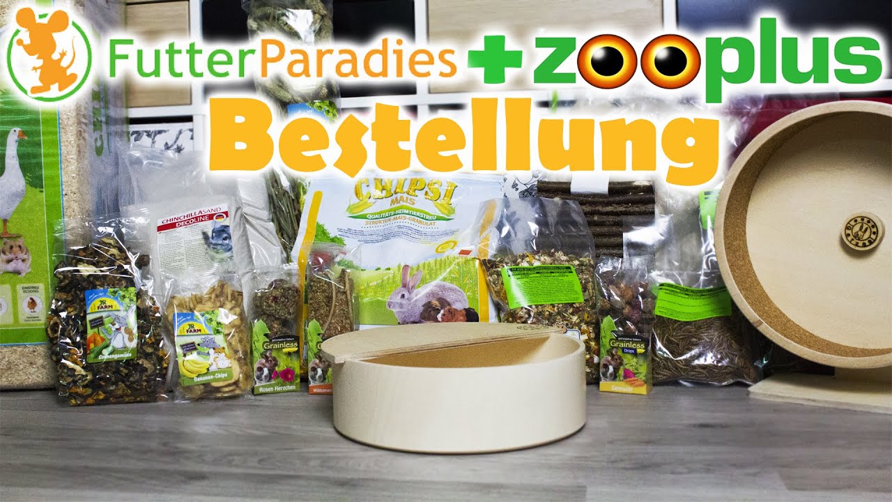 Futterparadies und Zooplus Bestellung (Unboxing)