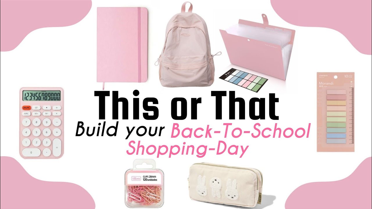 🎒✨ Build Your Back-to-School Stationery Kit! | This or That Challenge 🖊📚