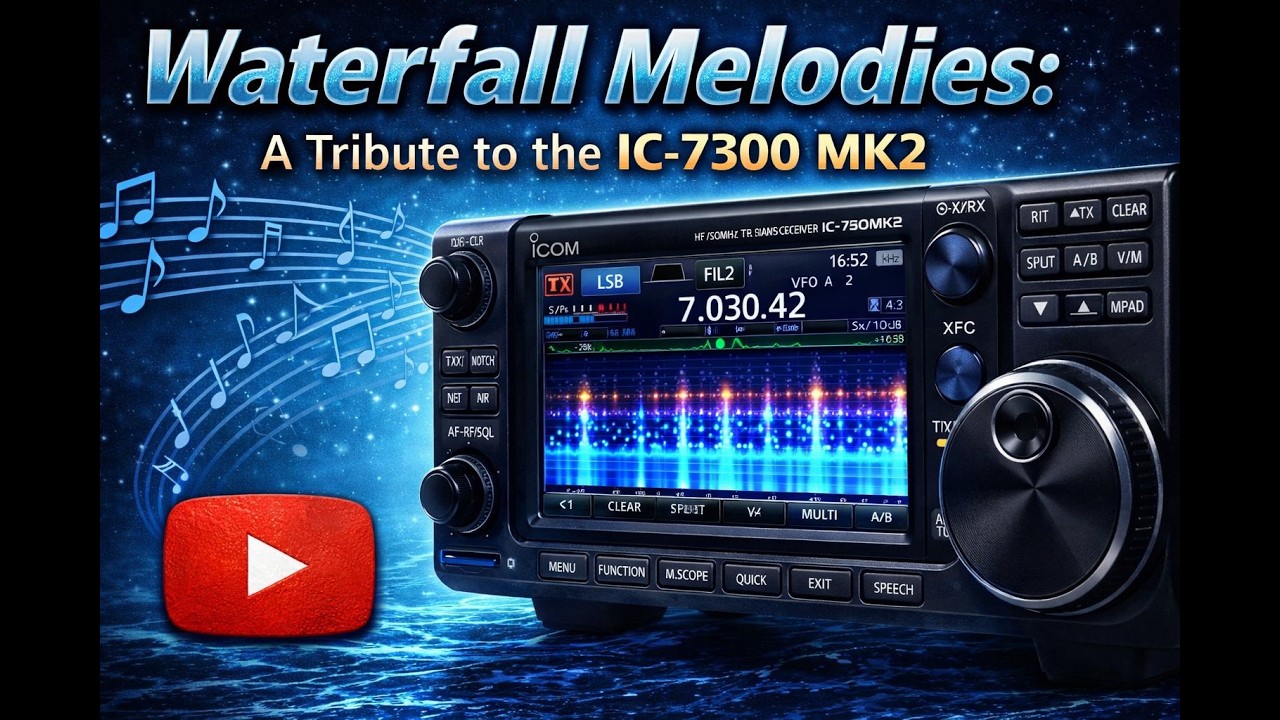 I’m The Operator: Icom IC-7300 MK2 (Electronic Synth Tribute)