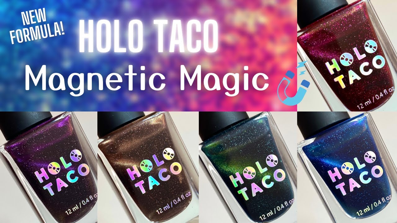Holo Taco’s FIRST Magnetics!? Magnetic Magic Collection 🧲⚡️ Holiday 2022 Swatches + Comparisons!
